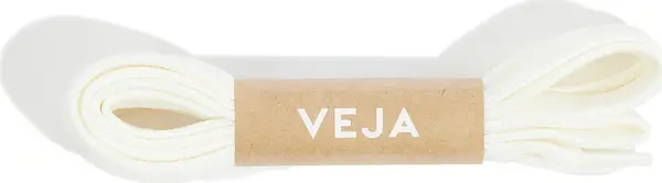 Veja Veja Laces Bold Rec Pol Eggshell Unisex - Връзки за обувки Veja - Offwhite - LD3721162D-125cm - Size: 125cm