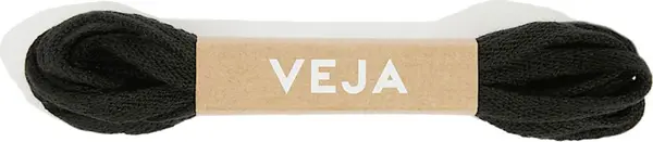 Veja Veja Laces Canvas Black Unisex - Връзки за обувки Veja - Черен - LA01BLA01D-125cm - Size: 125cm