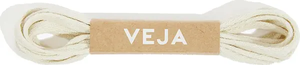 Veja Veja Laces Canvas Pierre Unisex - Връзки за обувки Veja - Offwhite - LA01PIE00D-135cm - Size: 135cm