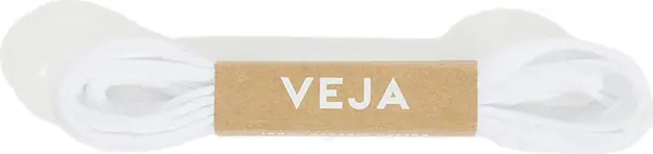 Veja Veja Laces Canvas White Unisex - Връзки за обувки Veja - Бял - LA01WHI01D-125cm - Size: 125cm