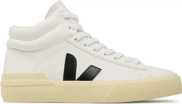 Veja Veja MINOTAUR CHROMEFREE LEATHER WHITE BLACK BUTTER Жени - Спортни обувки Veja - Бял - TR0502929A-3 - Size: 3