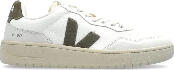 Veja Veja V-90 B-Mesh White_Kaki Жени - Спортни обувки Veja - Бял - VD1720484A-5 - Size: 5