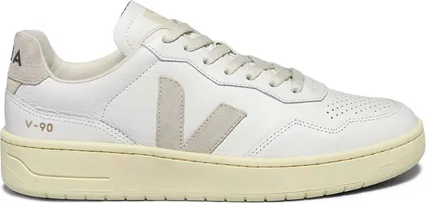 Veja Veja V-90 Leather Ext White Natural Жени - Спортни обувки Veja - Бял - VD2003655A-4 - Size: 4