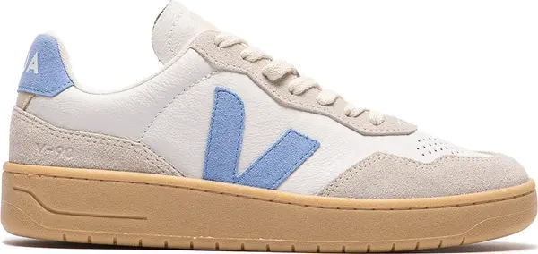 Veja Veja V-90 O.T Leather Extra-White_Aqua_Natural Жени - Спортни обувки Veja - Бял - VD2003895A-4 - Size: 4