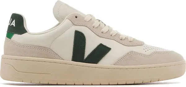 Veja Veja V-90 O.T. Leather Ex-White-Cyprus Жени - Спортни обувки Veja - Бял - VD2003384A-5 - Size: 5