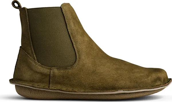 VIBAe VIBAe HELSINKI Bio-Suede Bosco Khaki Unisex - Обувки VIBAe - Зелен - HELBSBKG-5 - Size: 5