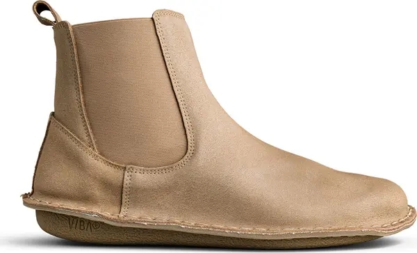 VIBAe VIBAe HELSINKI Bio-Suede Desert Sand Unisex - Обувки VIBAe - Кафяв - HELBSDSG-5 - Size: 5