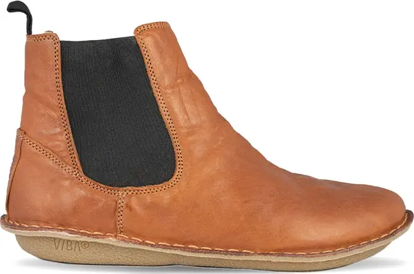 VIBAe VIBAe HELSINKI Leather Cognac Brown Shearling Unisex - Обувки VIBAe - Кафяв - HELRLCBCSH-5 - Size: 5