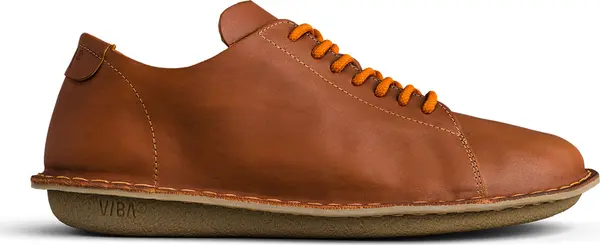 VIBAe VIBAe LISBOA Leather Cognac Brown Unisex - Обувки VIBAe - Кафяв - LISRLCGBG-6.0 - Size: 6.0