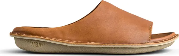 VIBAe VIBAe SAINT TROPEZ Leather Cognac Brown Unisex - Сандали VIBAe - Кафяв - STROPEZLCBH-3 - Size: 3