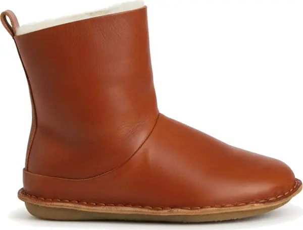 VIBAe VIBAe SVALBARD Leather Cognac Brown Shearling Жени - Обувки VIBAe - Кафяв - SVLLCGBSHG-7 - Size: 7