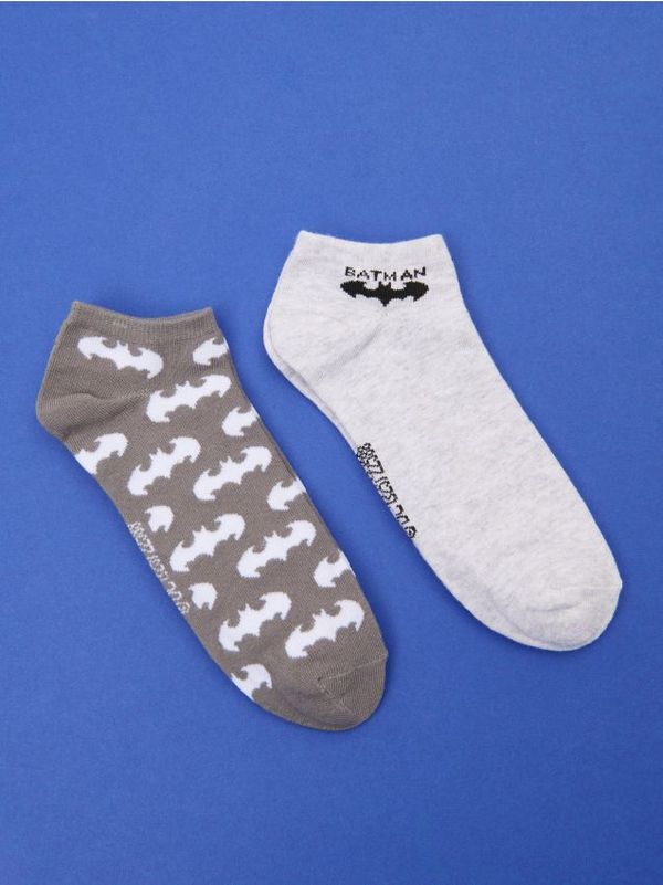 Sinsay Sinsay - 2 чифта чорапи без конч Batman - многоцветен