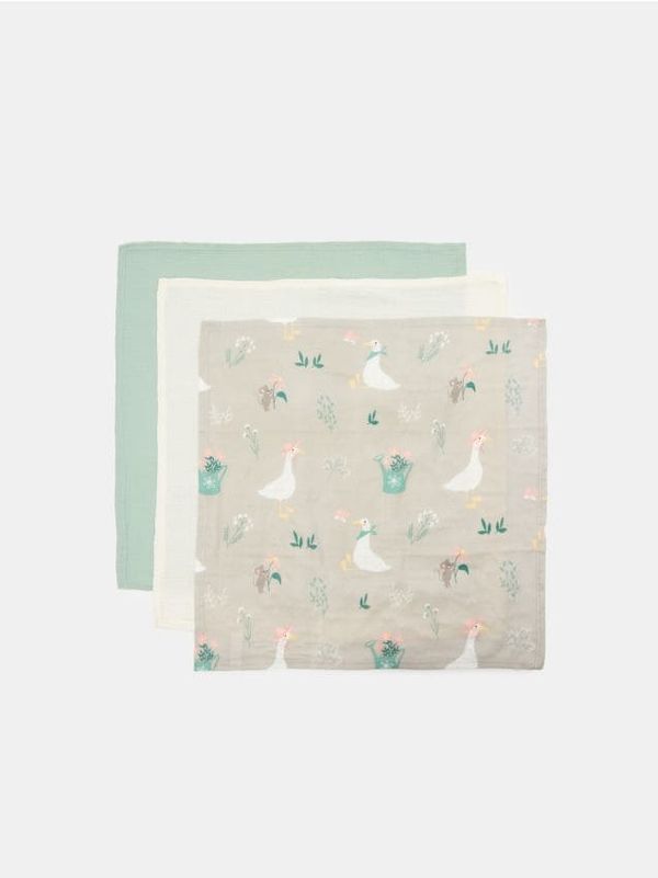 Sinsay Sinsay - Бебешки пелени 3 броя - бежово