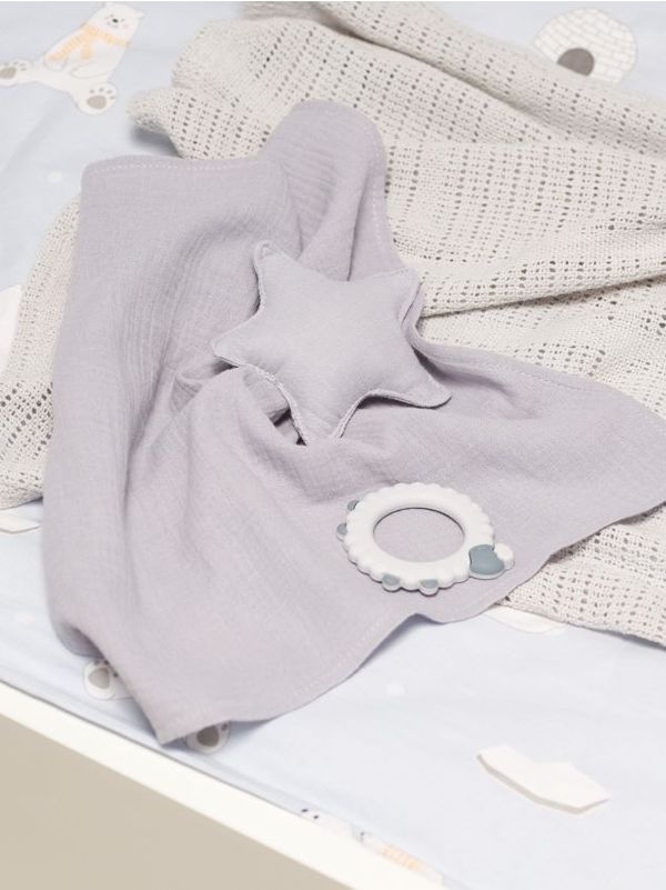 Sinsay Sinsay - Бебешко одеяло - Светло сиво