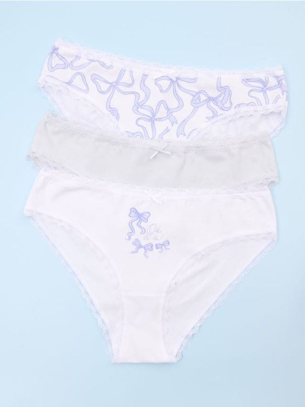 Sinsay Sinsay - Бикини бразилки, 3 броя - многоцветен