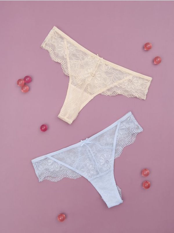 Sinsay Sinsay - Бикини стринг, 2 броя - многоцветен