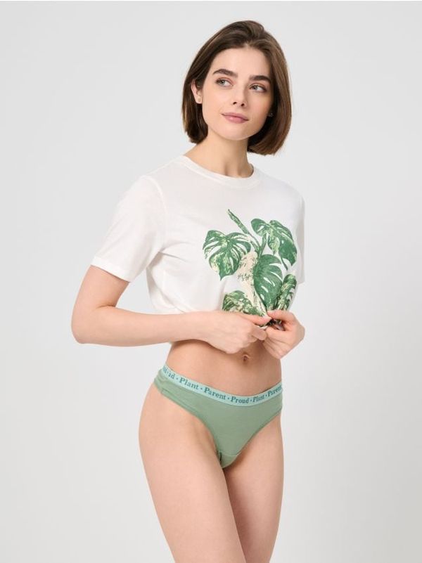 Sinsay Sinsay - Бикини стринг, 3 броя - многоцветен