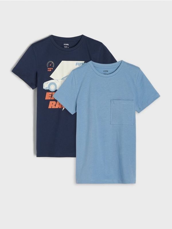 Sinsay Sinsay - Блузи с дълъг ръкав, 2 броя - бледосиньо