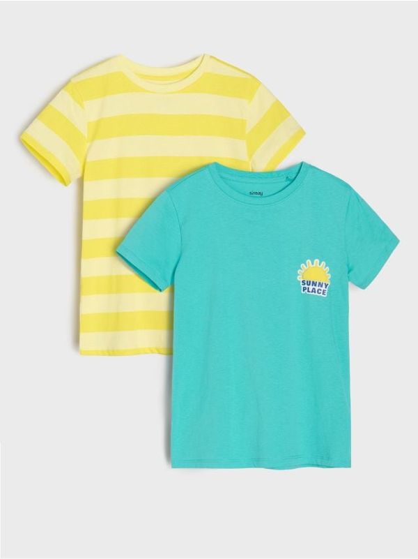 Sinsay Sinsay - Блузи с дълъг ръкав, 2 броя - тюркоазено