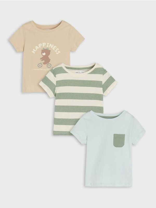 Sinsay Sinsay - Блузи с дълъг ръкав, 3 броя - кремав