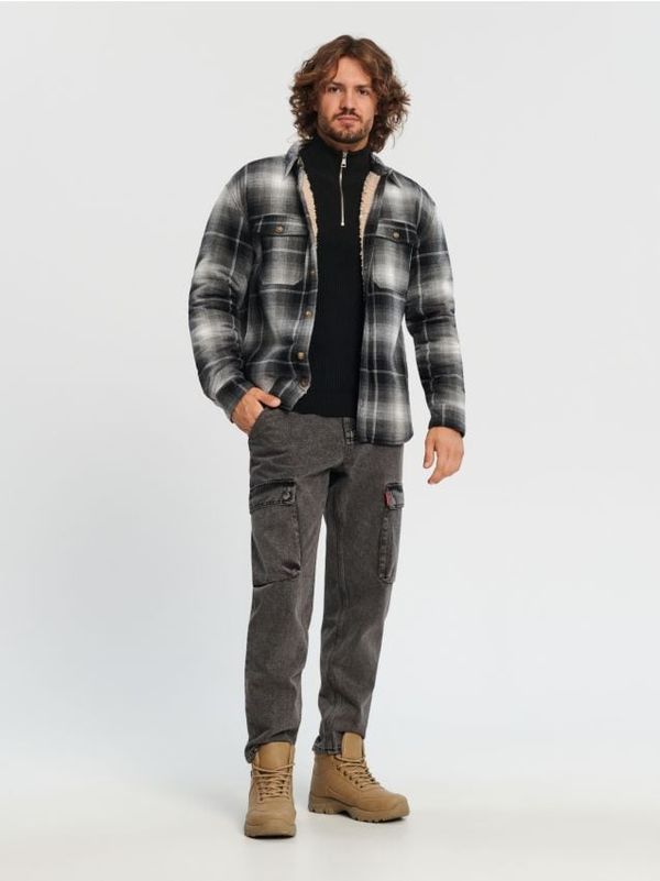 Sinsay Sinsay - Cargo панталон - сив