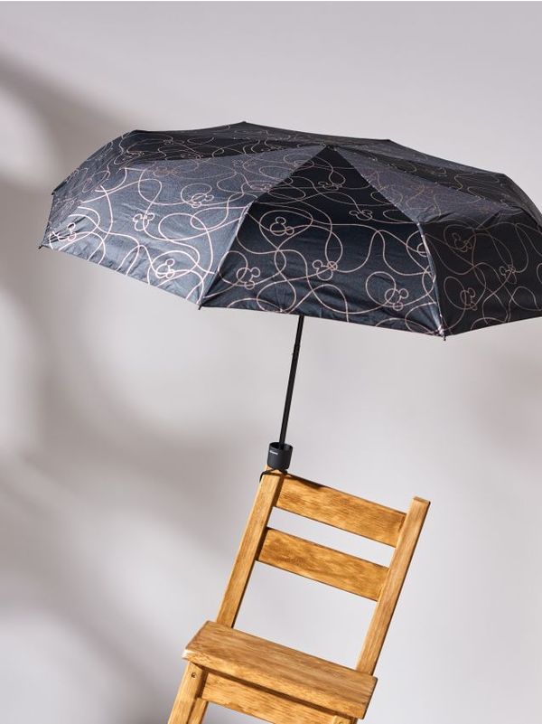 Sinsay Sinsay - Чадър Mouse Mickey - черeн