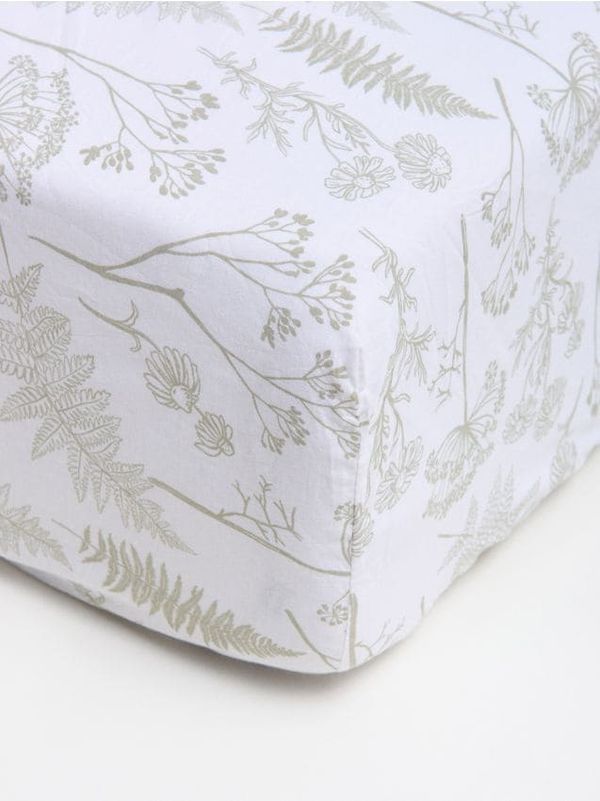 Sinsay Sinsay - Чаршаф с ластик - бледозелено