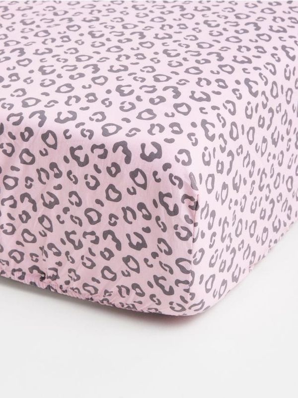 Sinsay Sinsay - Чаршаф с ластик - пастелнорозово