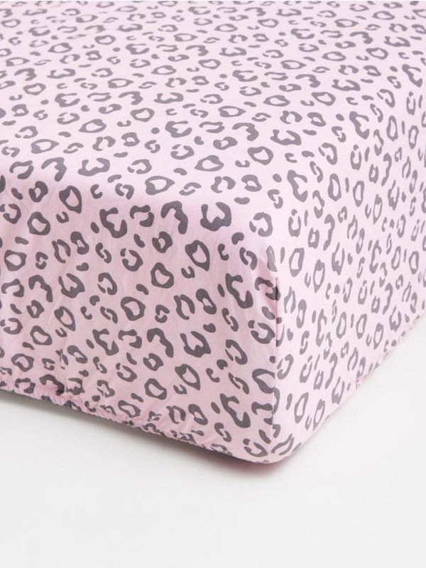 Sinsay Sinsay - Чаршаф с ластик - пастелнорозово