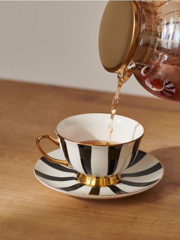 Sinsay Sinsay - Чаша с чиния - бял