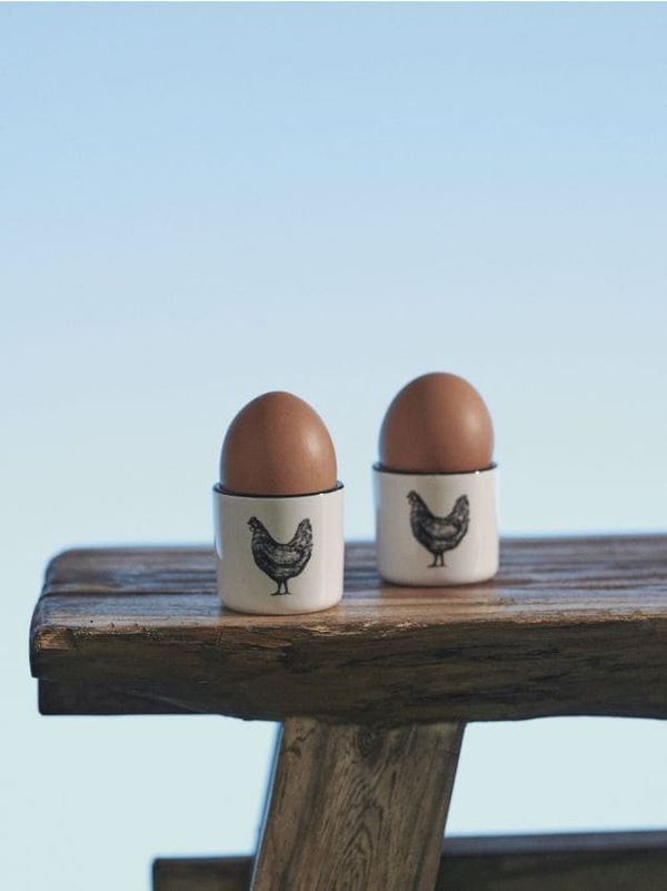 Sinsay Sinsay - Чаша за яйца 2 броя - бял