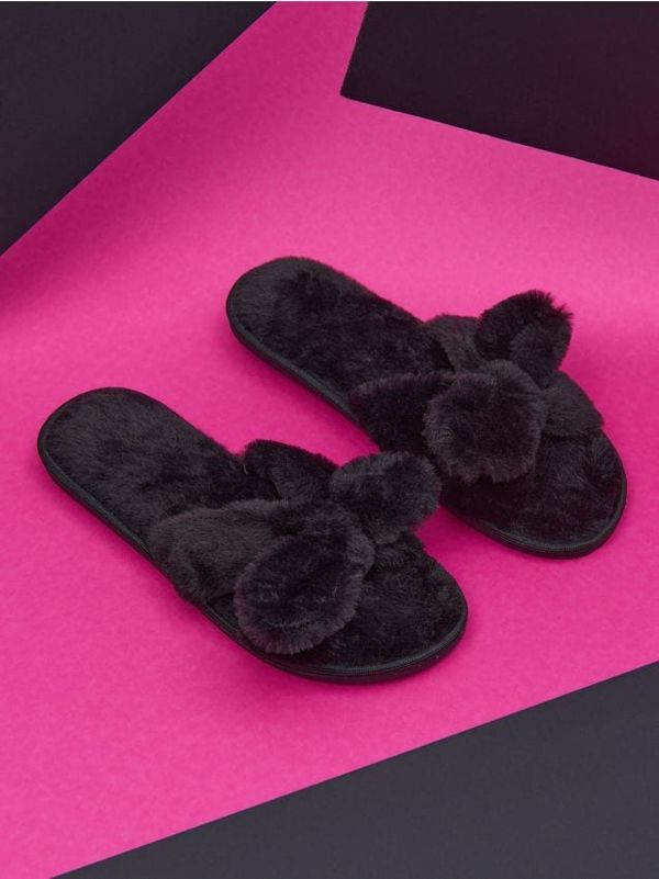 Sinsay Sinsay - Чехли с Козинка - черeн