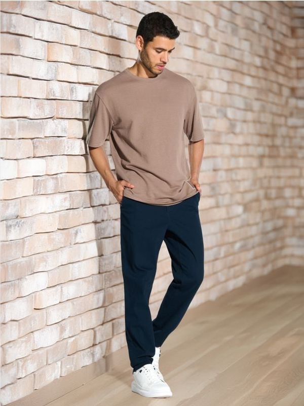 Sinsay Sinsay - Чино панталон slim - нави