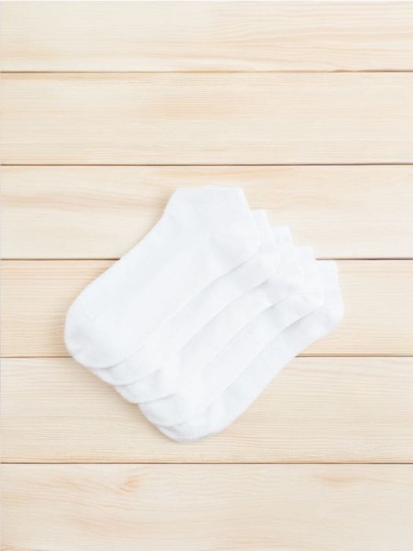 Sinsay Sinsay - Чорапи, 5 чифта - бял