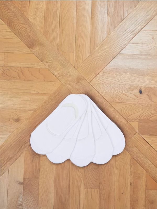 Sinsay Sinsay - Чорапи, 5 чифта - бял