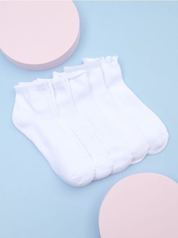 Sinsay Sinsay - Чорапи, 5 чифта - кремав