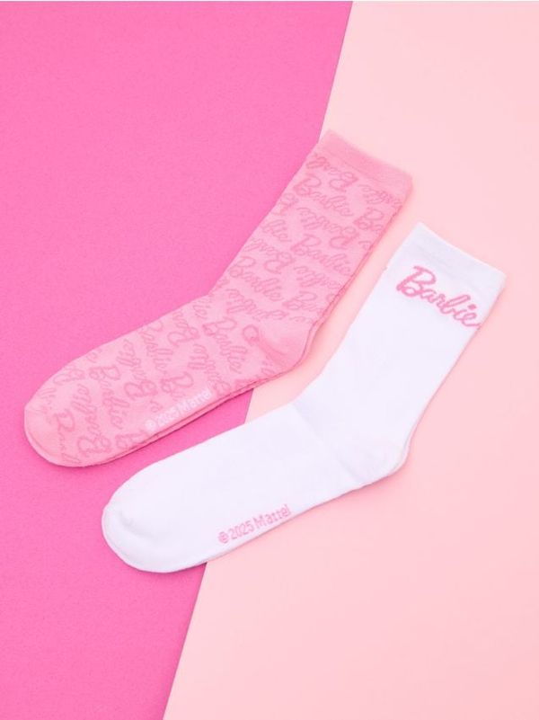 Sinsay Sinsay - Чорапи Barbie, 2 чифта - многоцветен