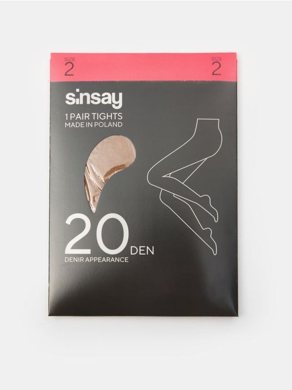 Sinsay Sinsay - Чорапогащник 20 DEN - жито