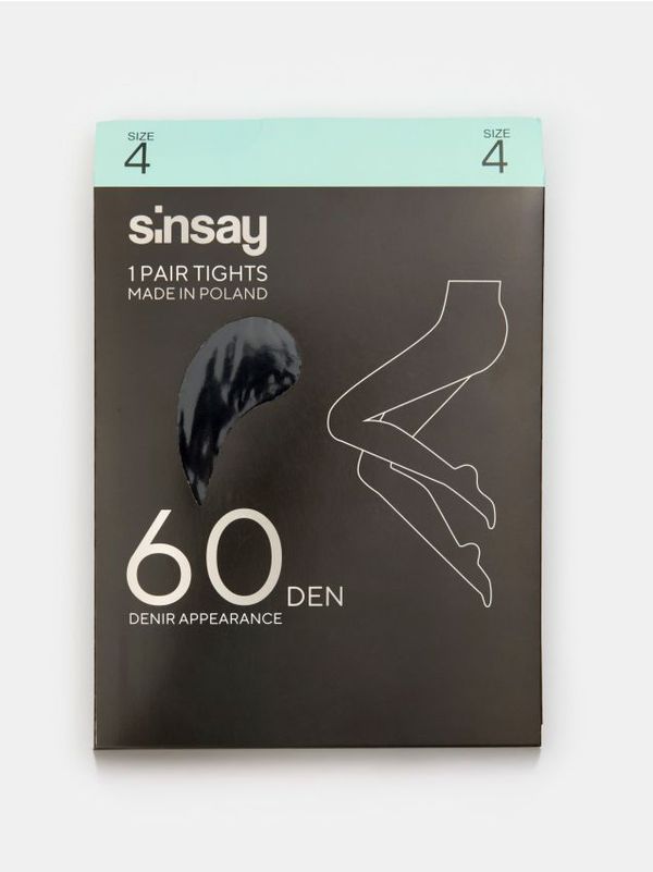 Sinsay Sinsay - Чорапогащник 60 DEN - черeн