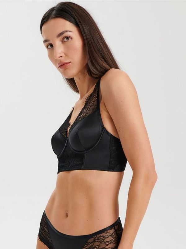 Sinsay Sinsay - Дантелен сутиен бралет - черeн