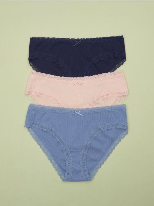 Sinsay Sinsay - Дантелени бразилски бикини - многоцветен