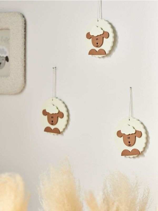 Sinsay Sinsay - Декорация за стена - кремав