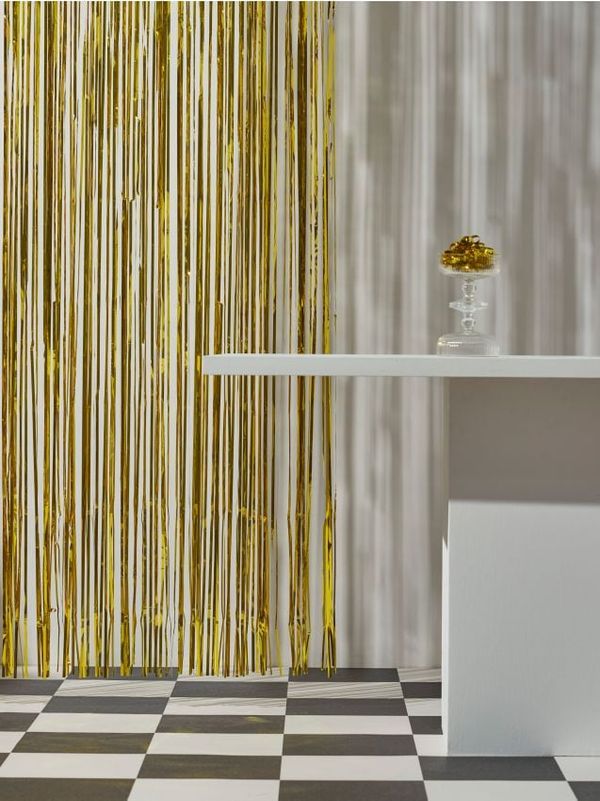 Sinsay Sinsay - Декоративна завеса - златно