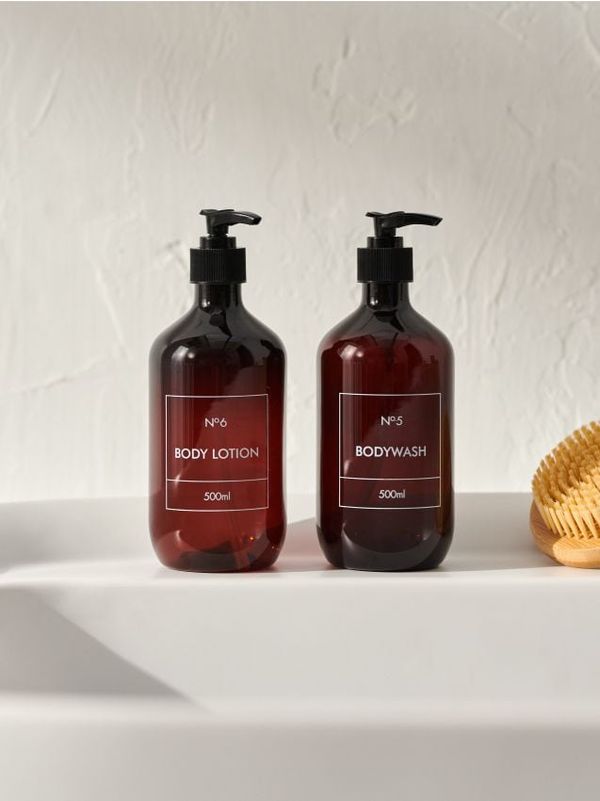 Sinsay Sinsay - Диспенсър за бутилки с помпа 2 броя - тъмнокафяво