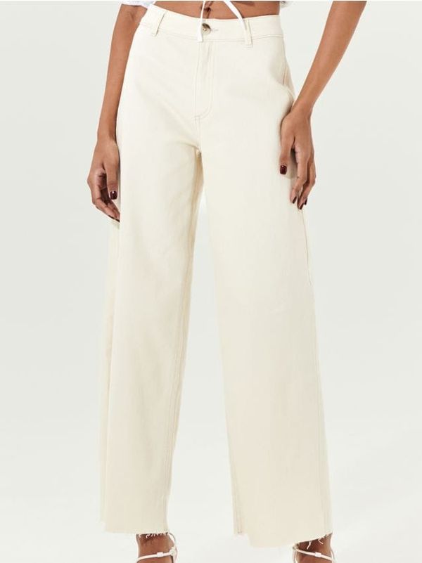 Sinsay Sinsay - Дънки кюлот - дънки в телесен цвят