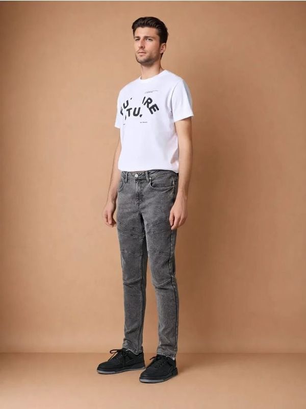 Sinsay Sinsay - Дънки slim - сив