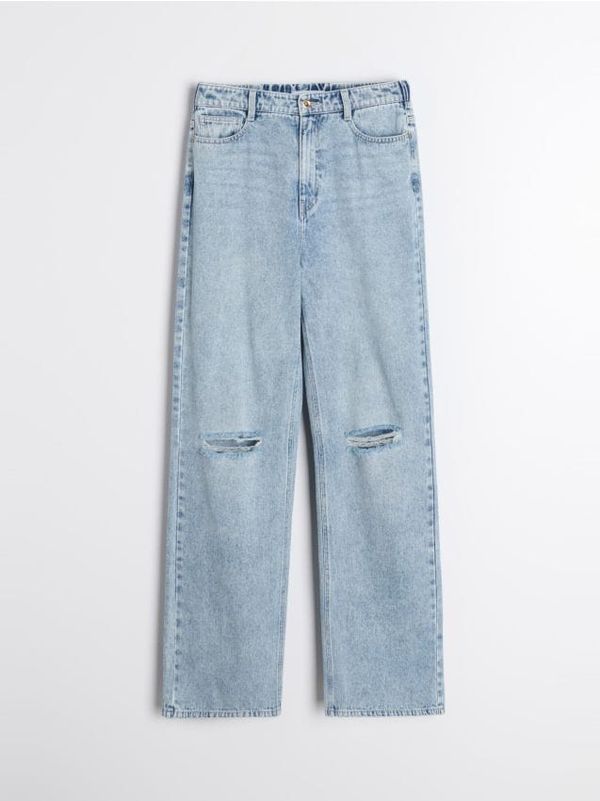 Sinsay Sinsay - Дънки wide leg - cин