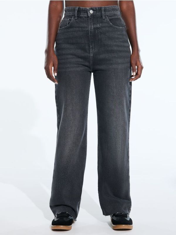 Sinsay Sinsay - Дънки wide leg - сив