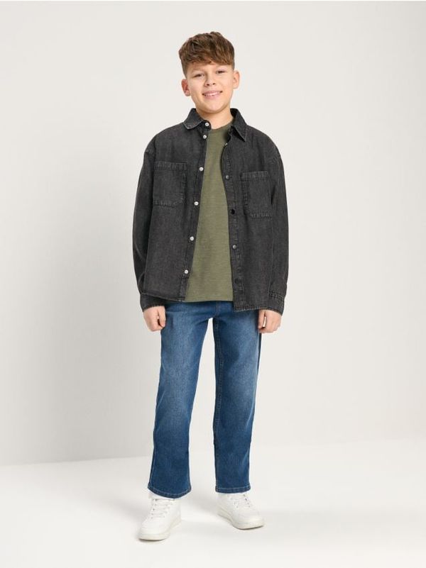 Sinsay Sinsay - Дънкова риза - сив