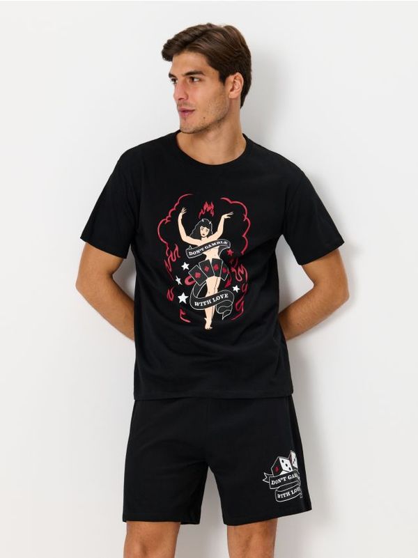 Sinsay Sinsay - Двукомпонентна пижама - черeн